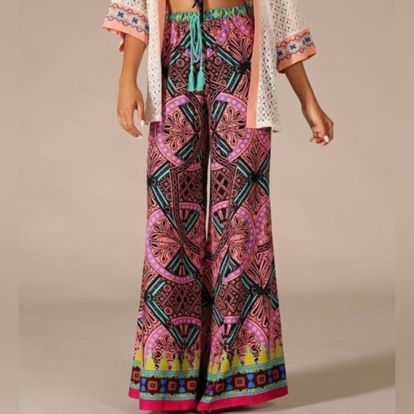 Flying Tomato Palazzo Pants | Boho Festival Style | Size M - Picture 1 of 4